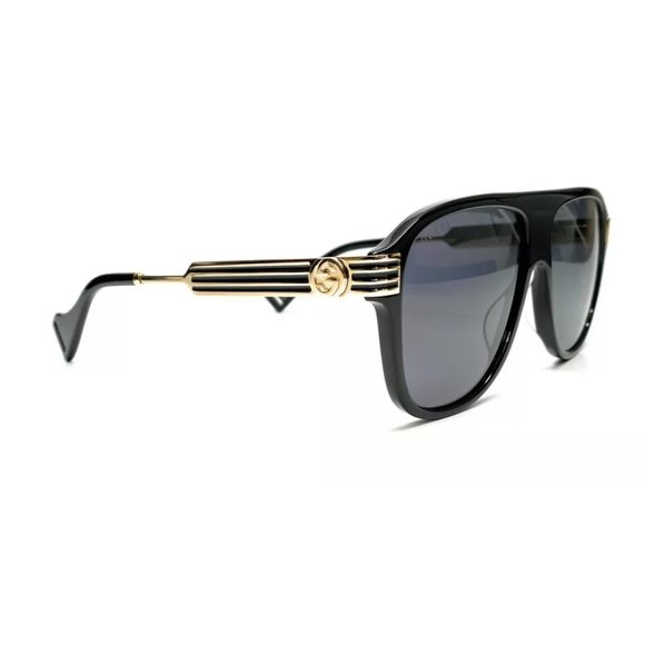Gucci Men's Black and Grey Sunglasses! - Picture 3 of 3